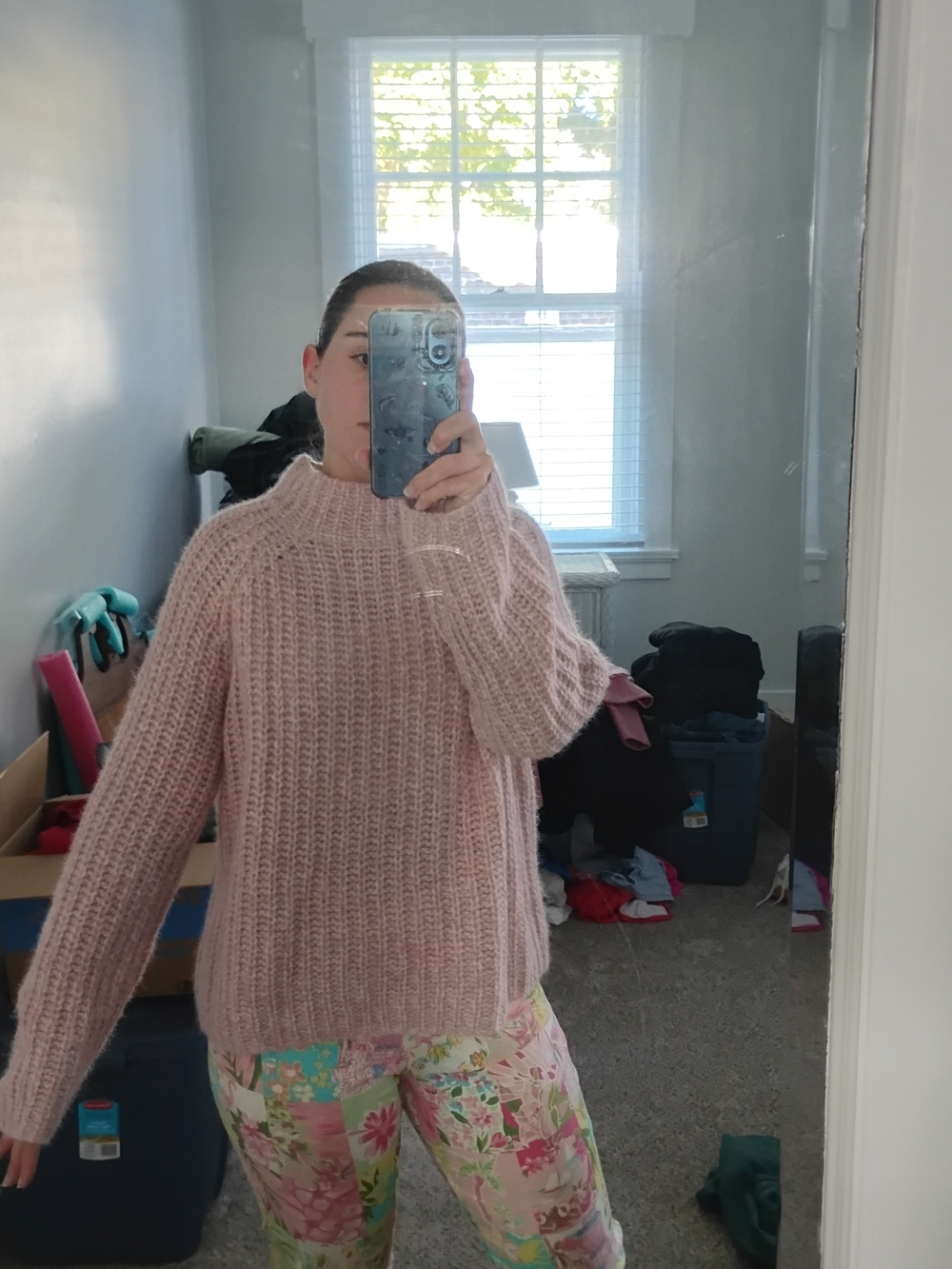 Vince. Cozy Chunky Knit Pink Women's Sweater